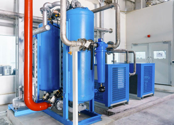 Commercial refrigeration compressor and condenser equipment serviced by Texas Refrigeration Inc. for a Fort Worth area business